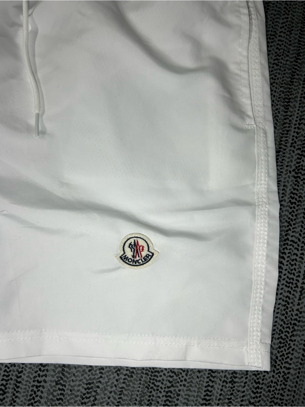 Moncler White Swim Trunks - Picture 2 of 3